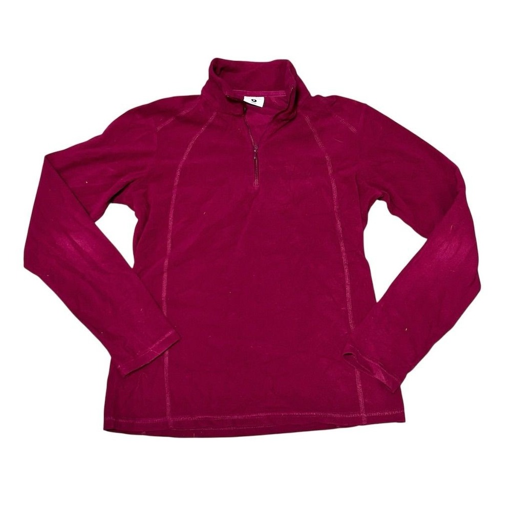 Columbia Women's Pink Fleece Half Zip Pullover Size S Casual